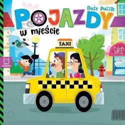 POJAZDY W MIEŚCIE. KSIĄŻKA Z PUZZLAMI