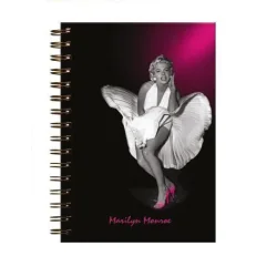 KOŁOZESZYT W KRATKĘ A5 120 KARTEK MARILYN MONROE