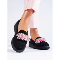 DAMSKIE MOKASYNY NA PLATFORMIE ZAMSZOWE ROZMIAR 36