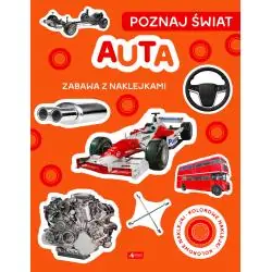 AUTA. POZNAJ ŚWIAT. ZABAWA Z NAKLEJKAMI