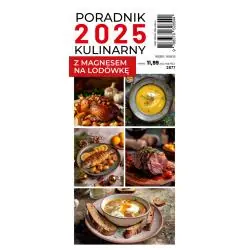 KALENDARZ TYGODNIOWY KULINARNY Z MAGNESEM NA LODÓWKĘ 2025