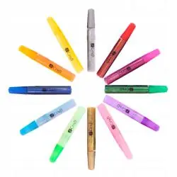 ZESTAW BROKATÓW W KLEJU 10 KOLORÓW