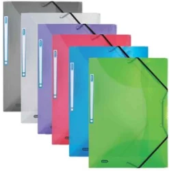 TECZKA A4 PLASTIKOWA Z GUMKĄ