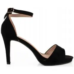 CZARNE CZÓŁENKA NA SZPILCE ROZMIAR 37