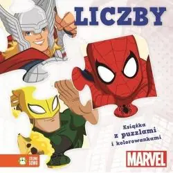 MARVEL AVENGERS. LICZBY. KSIĄŻKA Z PUZZLAMI I KOLOROWANKAMI