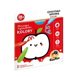 KOLORY. DŁUUUGIE RYSOWANKI. CHWYTAM KREDKĘ 18M+ CZUCZU