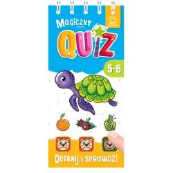 MAGICZNY QUIZ Z ŻÓŁWIKIEM. DOTKNIJ I SPRAWDŹ 5-6 LAT
