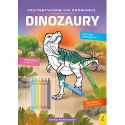 DINOZAURY. FANTASTYCZNE KOLOROWANKI