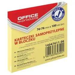 KARTECZKI SAMOPRZYLEPNE 100 KARTEK