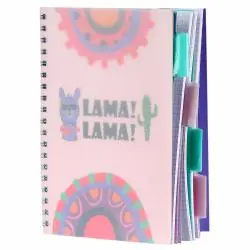 KOŁOZESZYT B5 W KRATKĘ 120 KARTEK LAMA