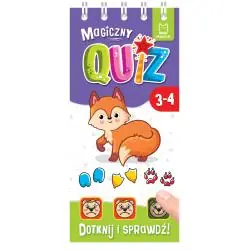 MAGICZNY QUIZ Z LISKIEM. DOTKNIJ I SPRAWDŹ 3-4 LATA