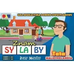 DOMINO ZNAM SYLABY GRA EDUKACYJNA 4+