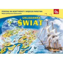 UKŁADANKA ŚWIAT PUZZLE 74 ELEMENTY 7+