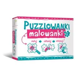 PUZZLE DO KOLOROWANIA I MALOWANIA PUZZLOWANKI MALOWANKI MALUJ UKŁADAJ ZMAZUJ 3+