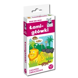 ŁAMIGŁÓWKI. ZAGADKI OBRAZKOWE. KAPITAN NAUKA 3-5 LAT