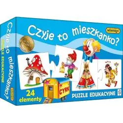 CZYJE TO MIESZKANKO? PUZZLE EDUKACYJNE 3+