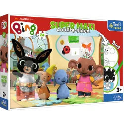 BING Z PRZYJACIÓŁMI PUZZLE SUPER MAXI 24 ELEMENTY TREFL 3+