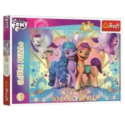 BROKATOWE KUCYKI MY LITTLE PONY PUZZLE 100 ELEMENTÓW TREFL 5+