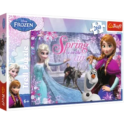 MIŁOŚĆ W KRAINIE LODU PUZZLE 260 ELEMENTÓW TREFL 6+