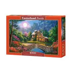 DOMEK W OGRODZIE KSIĘŻYCOWYM PUZZLE 1000 ELEMENTÓW CASTORLAND 10+