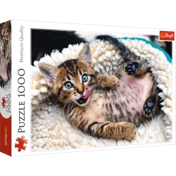 WESOŁY KOTEK PUZZLE 1000 ELEMENTÓW TREFL 10+