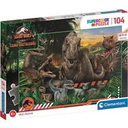 JURASSIC WORLD PUZZLE 104 ELEMENTY CLEMENTONI 6+