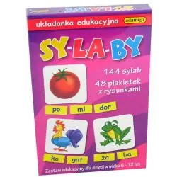 UKŁADANKA EDUKACYJNA SYLABY ADAMIGO 6+