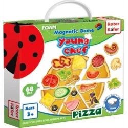 PIZZA GRA MAGNETYCZNA 68 ELEMENTÓW 3+