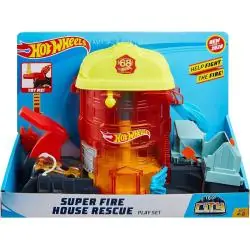 HOT WHEELS CITY REMIZA STRAŻACKA MATTEL 4+