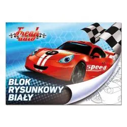 BLOK RYSUNKOWY BIAŁY A4 20 KARTEK FREAK AUTO