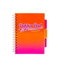 KOŁOZESZYT A5 PUKKA PAD 100 KARTEK POMARAŃCZOWY