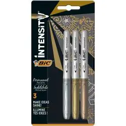 MARKERY METALICZNE 3 KOLORY BIC INTENSITY