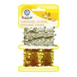 TASIEMKI DEKORACYJNE ZŁOTE CESARSTWO ASTRA