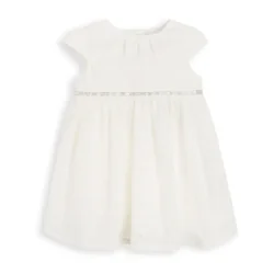 SUKIENKA DZIEWCZĘCA Z KRÓTKIM RĘKAWEM TIUL CEKINY 80 CM COOL CLUB