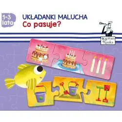CO PASUJE? UKŁADANKI MALUCHA 1-3 LATA KAPITAN NAUKA