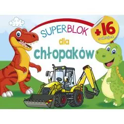 SUPERBLOK Z NAKLEJKAMI DLA CHŁOPAKÓW