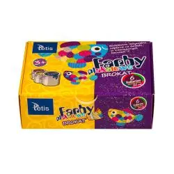 FARBY PLAKATOWE 6 KOLORÓW BROKATOWE TETIS