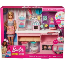 LALKA BARBIE PRACOWNIA WYPIEKÓW 3+