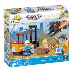 WÓZEK WIDŁOWY KLOCKI 90 ELEMENTÓW COBI 5+