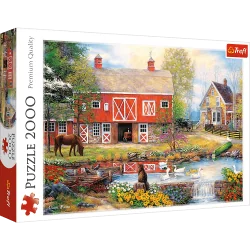 SIELSKIE ŻYCIE PUZZLE 2000 ELEMENTÓW TREFL 14+