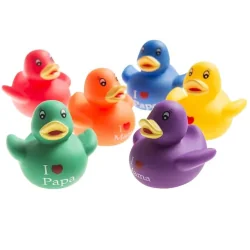 GUMOWE KACZKI DO KĄPIELI 6 SZT. SMIKI