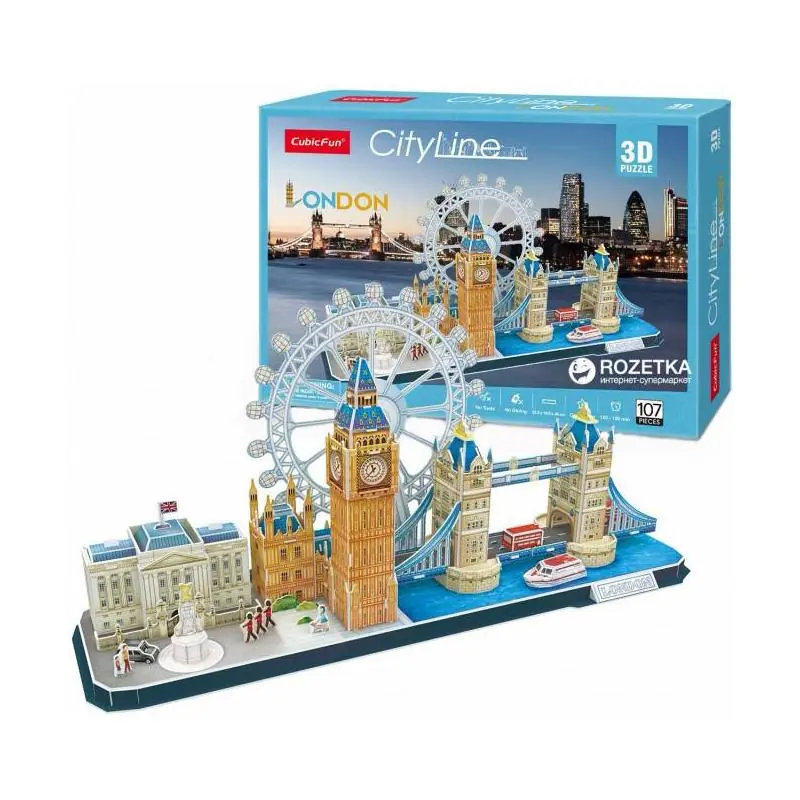 LONDYN PUZZLE 3D 107 ELEMENTÓW 8+ - Dante