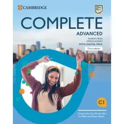 COMPLETE ADVANCED STUDENT'S BOOK WITHOUT ANSWERS WITH DIGITAL PACK