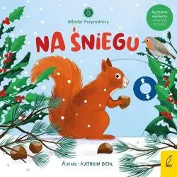 NA ŚNIEGU. MŁODZI PRZYRODNICY. KSIĄŻKA Z RUCHOMYMI ELEMENTAMI