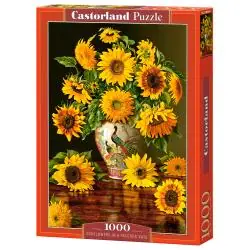 SŁONECZNIKI W WAZONIE PUZZLE 1000 ELEMENTÓW CASTORLAND 10+
