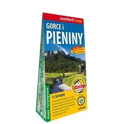GORCE I PIENINY LAMINOWANA MAPA TURYSTYCZNA 1:50 000