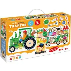 CZUCZU MOTO TRAKTOR PUZZLE 24 ELEMENTY 2+