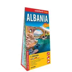 ALBANIA LAMINOWANA MAPA SAMOCHODOWO-TURYSTYCZNA 1:280 000