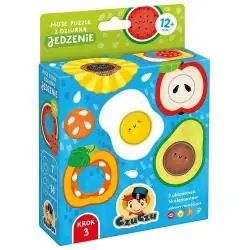 JEDZENIE. MOJE PUZZLE Z DZIURKĄ CZUCZU 12M+