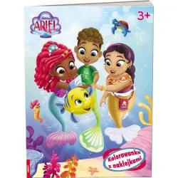 DISNEY ARIEL. KOLOROWANKA Z NAKLEJKAMI 3+